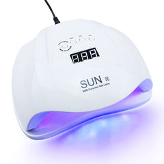 54W UV LED Nail Lamp Dryer – Professional Gel Nail Curing Lamp for Gel Polish with Universal 100–240V